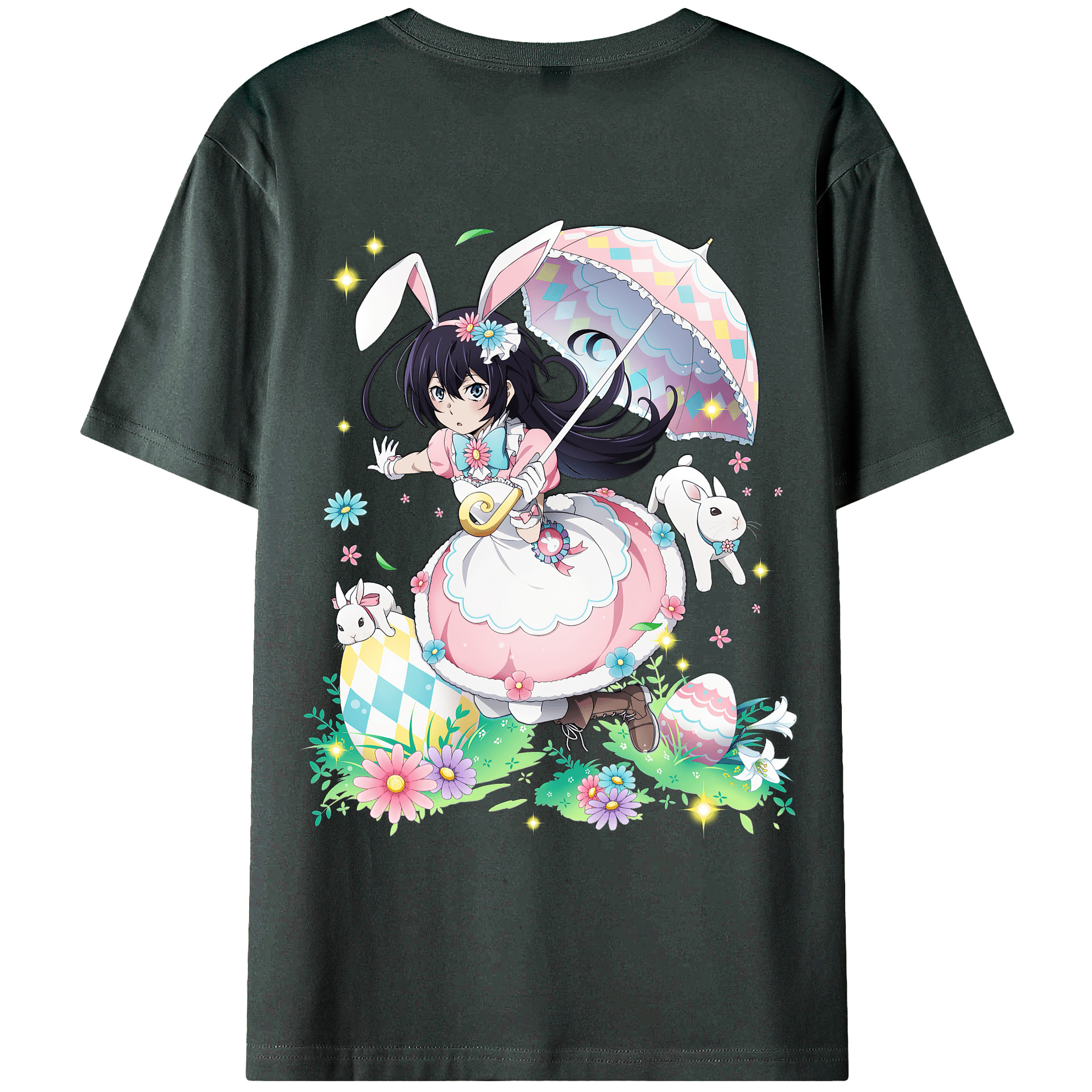 （画像用） 文豪ストレイドッグス Bungo Stray Dogs 綿100％ メンズ半袖Tシャツ（バックプリント） 通気性